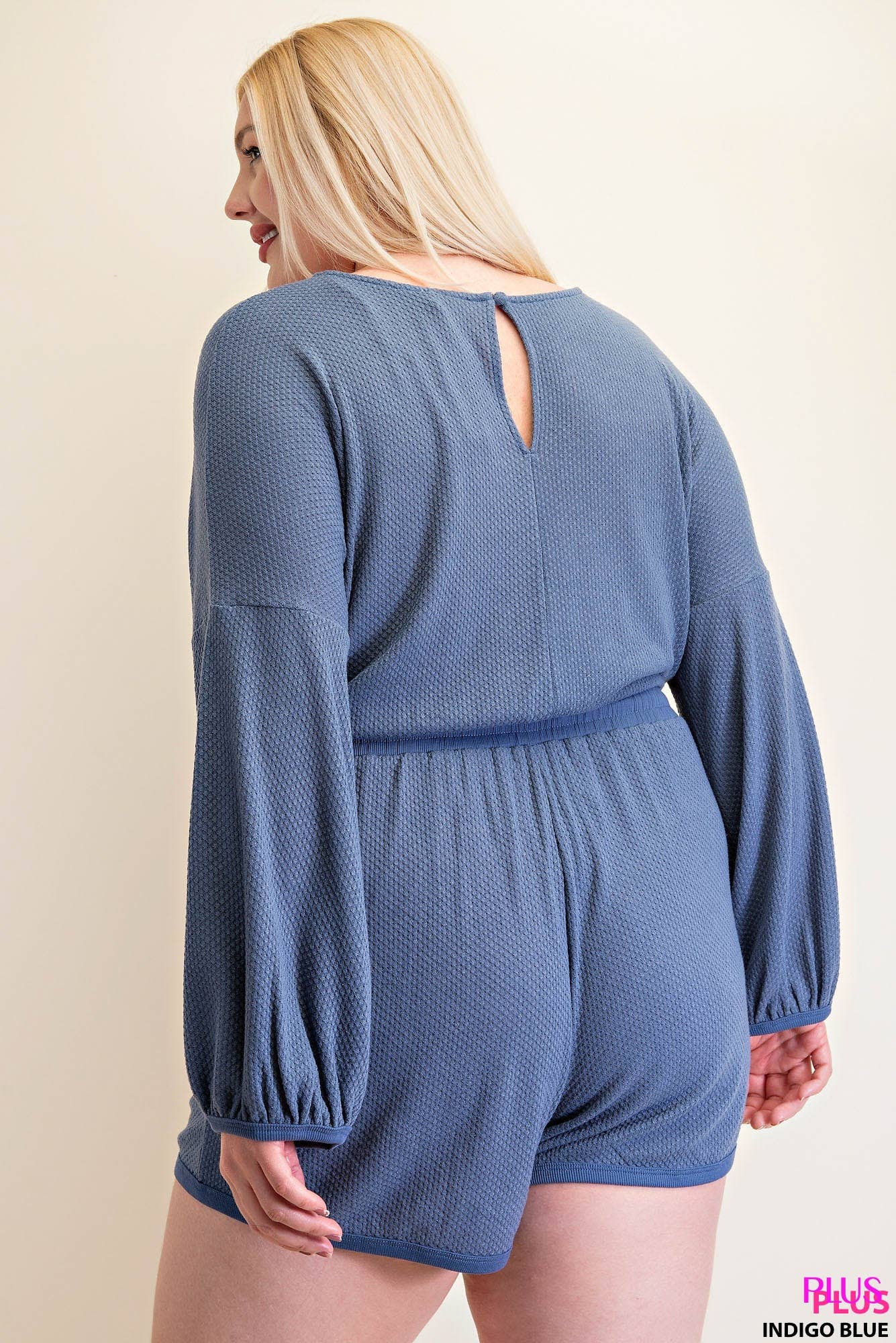 THERMAL LONG SLEEVE LOUNGE ROMPER