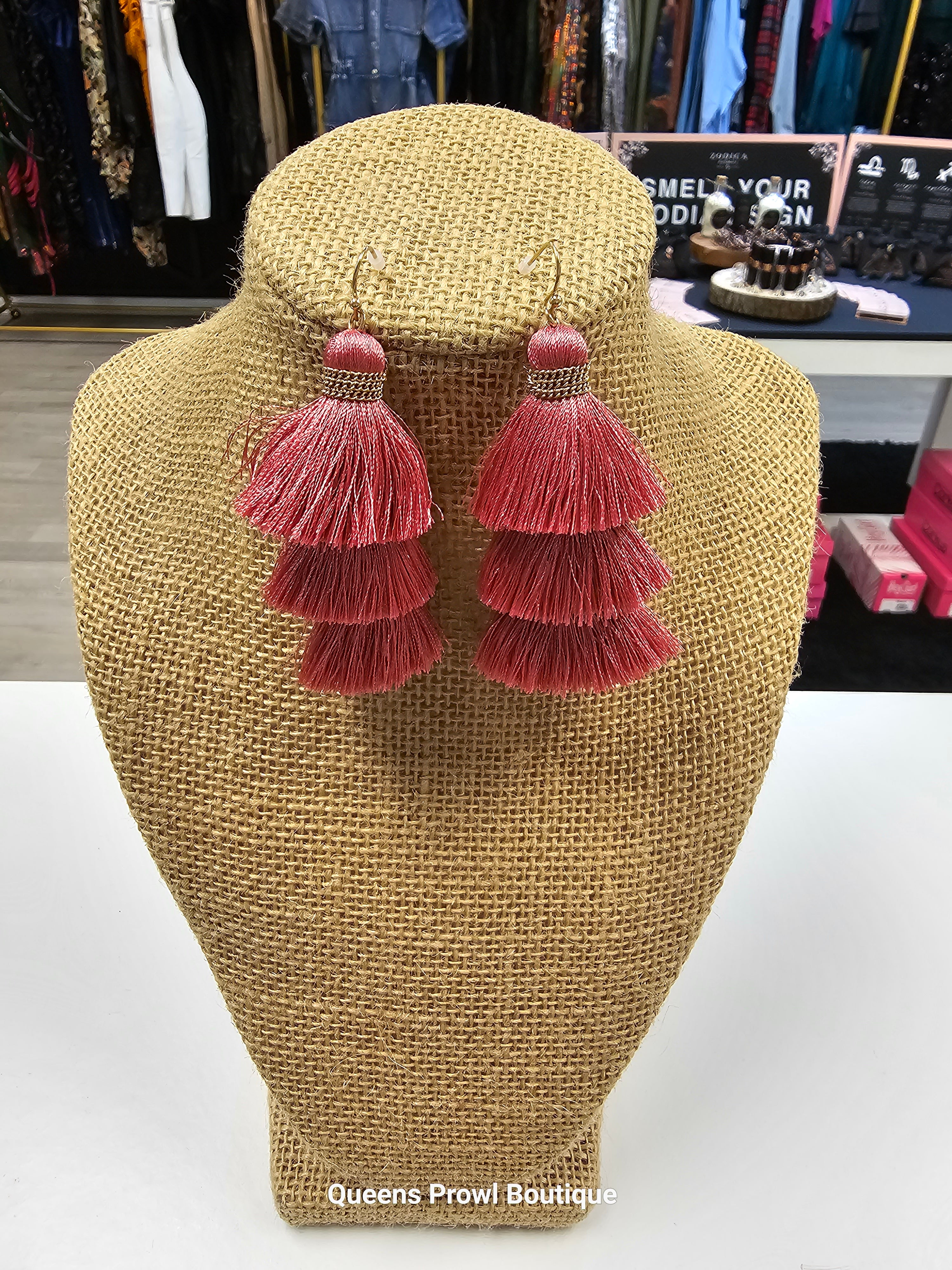 Tier Tassel Earrings