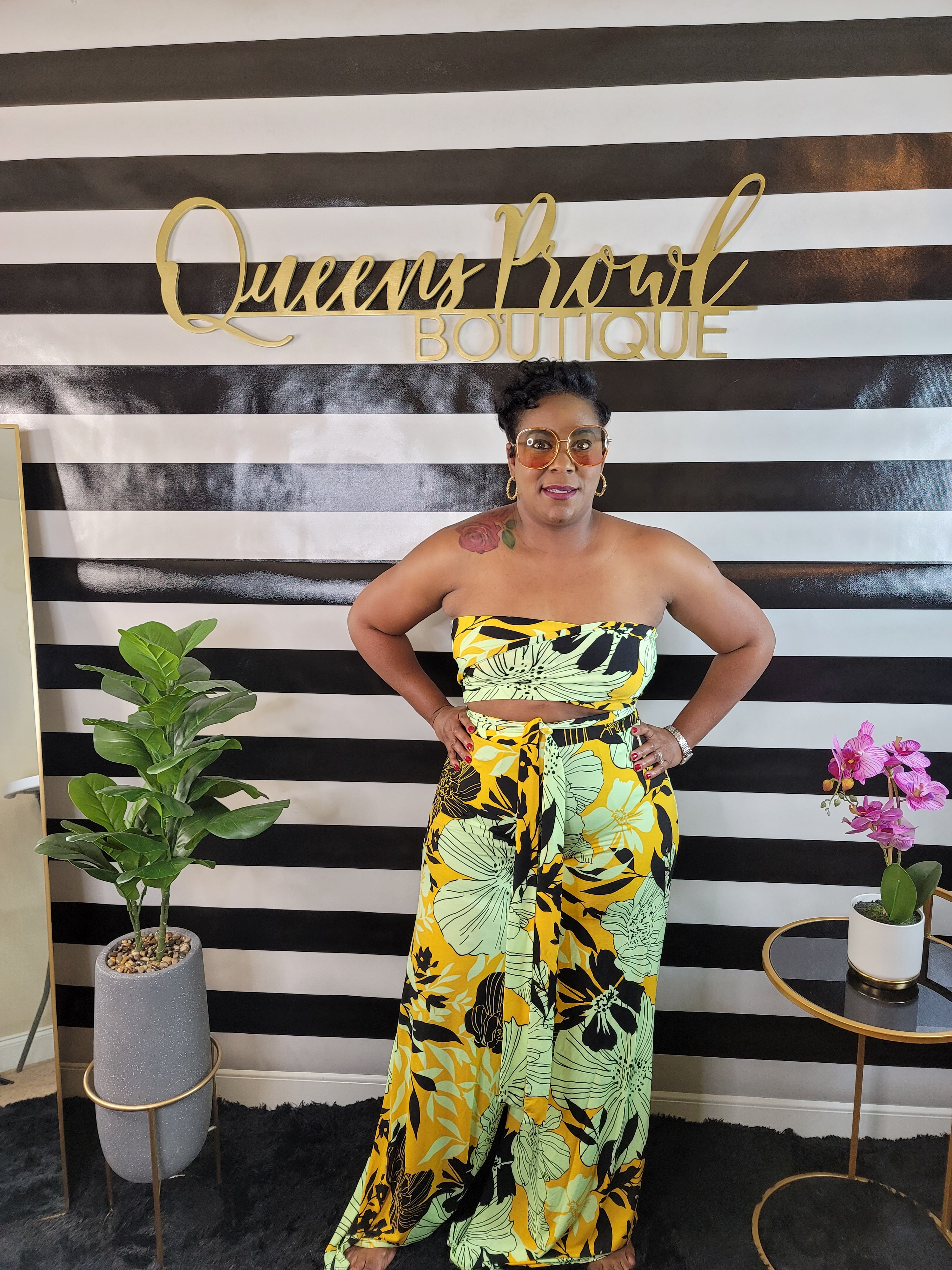 2 Piece Floral Retreat Set