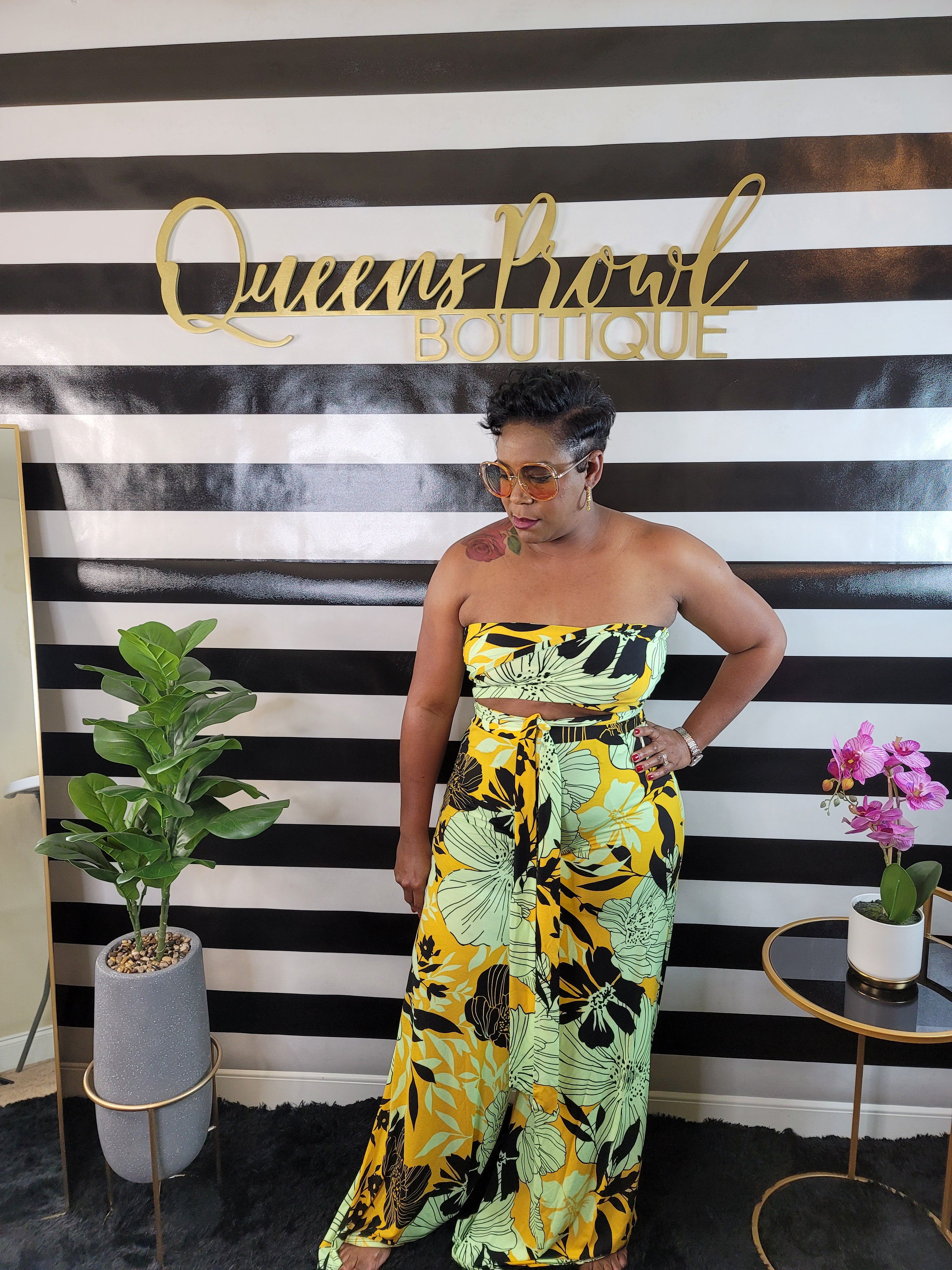 2 Piece Floral Retreat Set