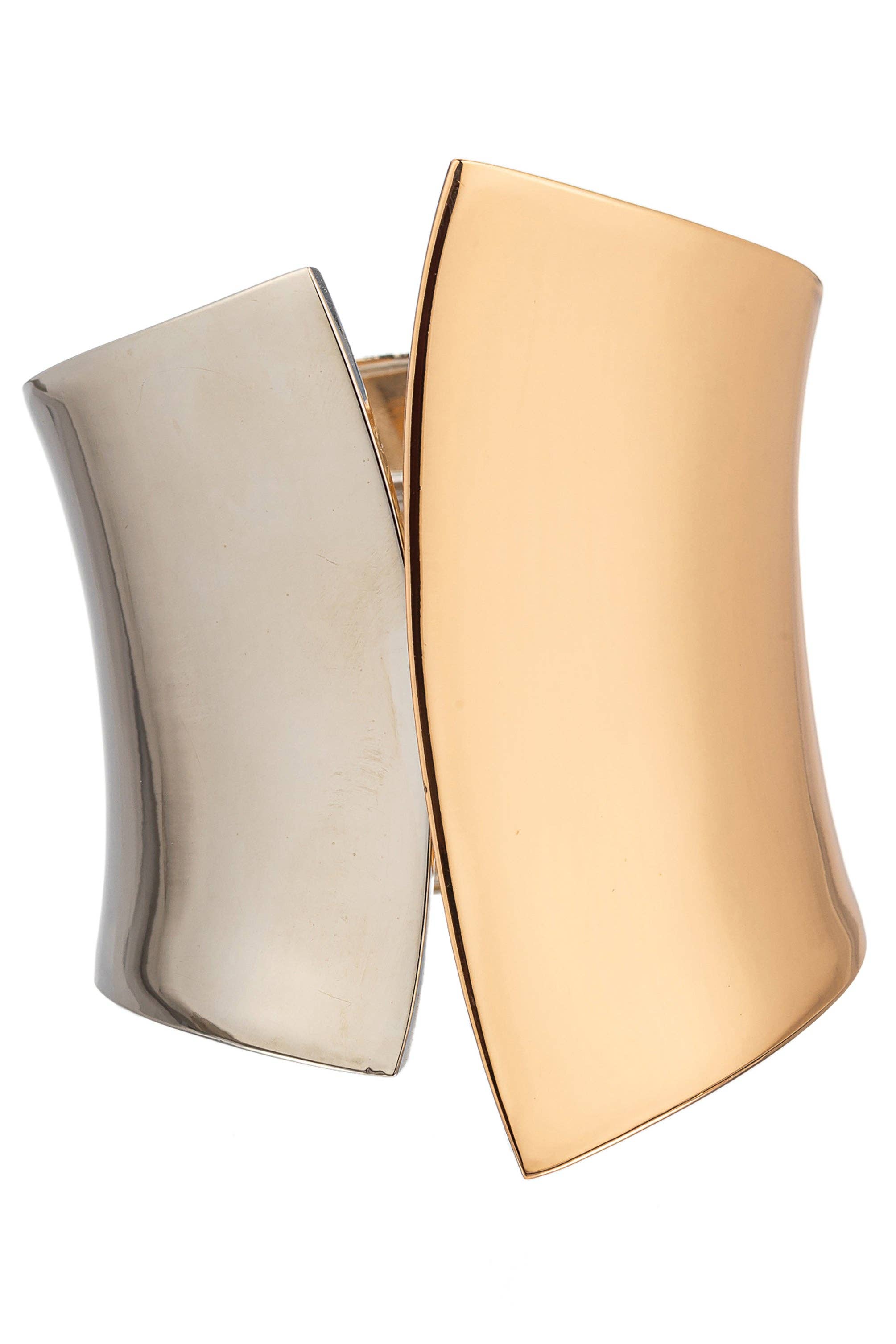 Cleo 2-Tone Statement Cuff Bracelet