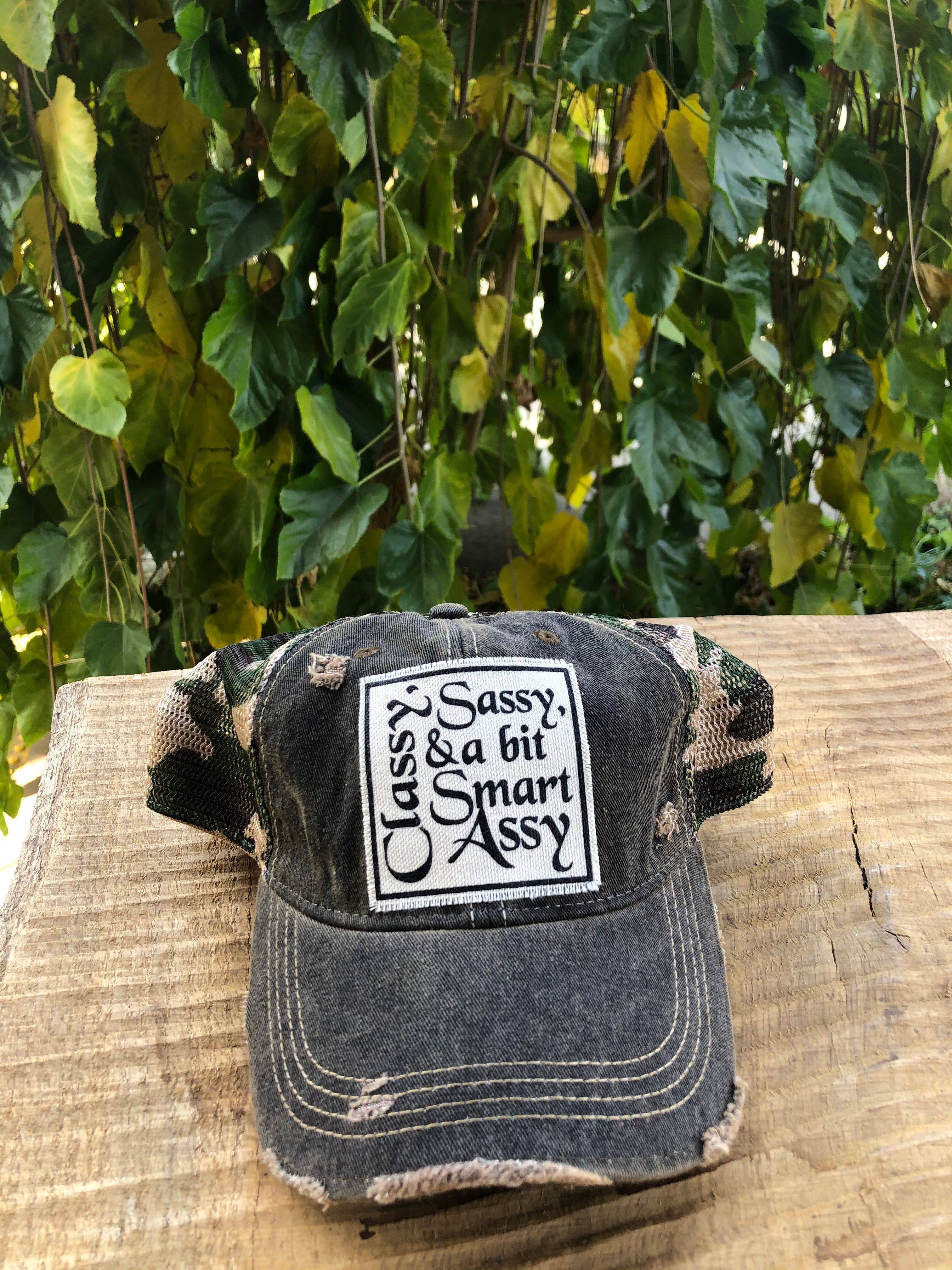 Classy Sassy &amp; A Bit Smart Assy Trucker Hat Baseball Cap