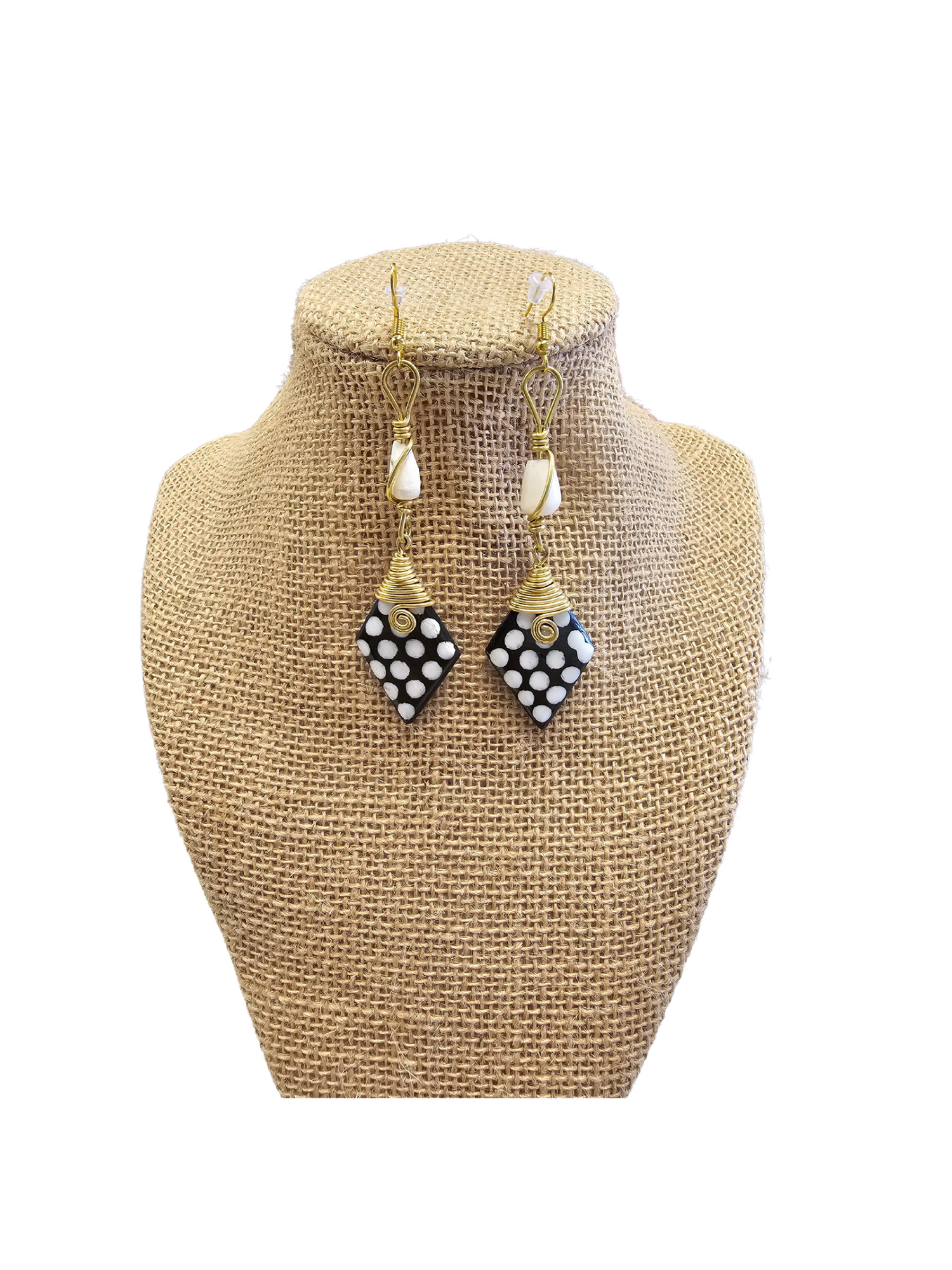 Dotted Dangle Earrings