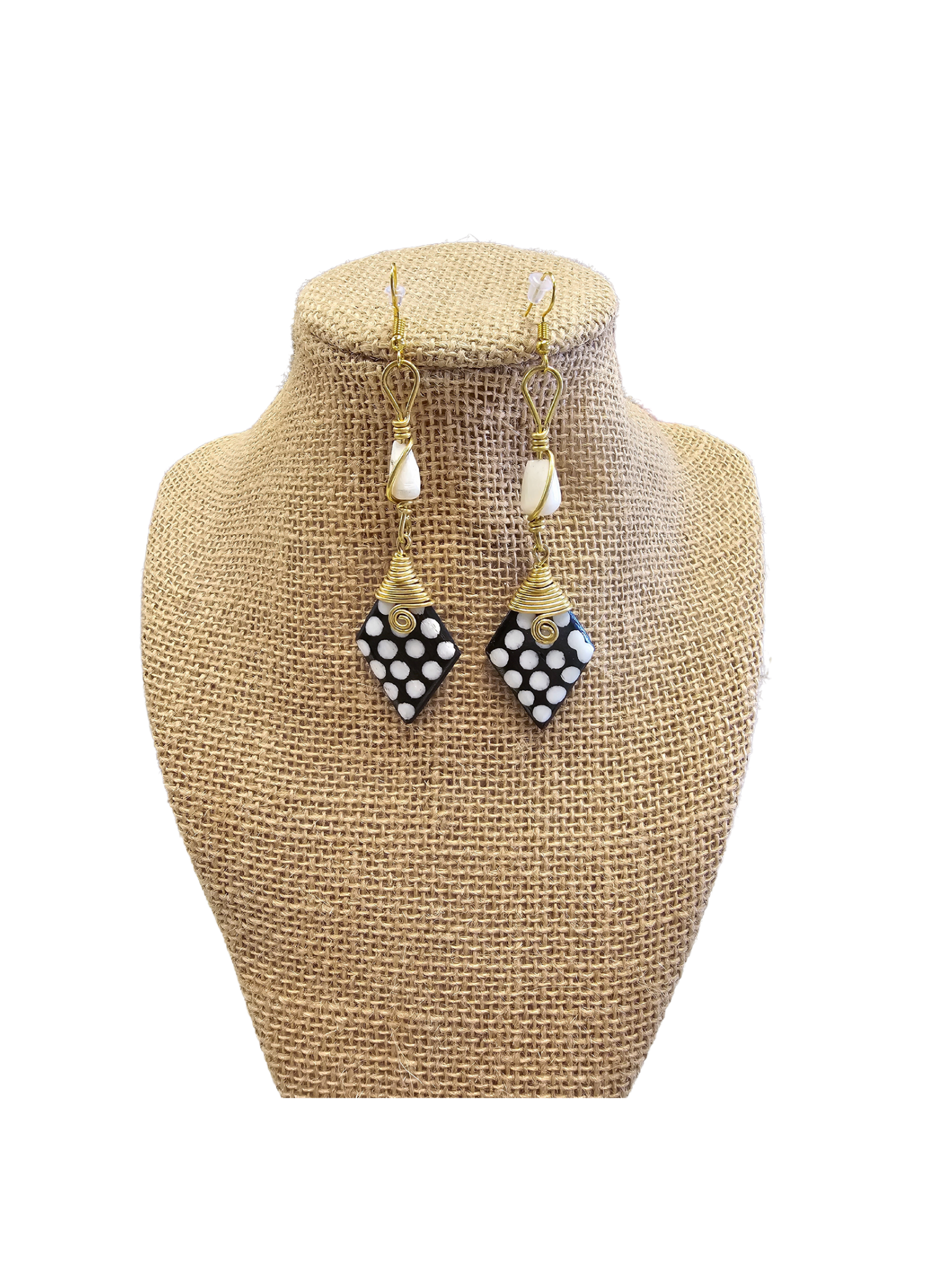 Dotted Dangle Earrings