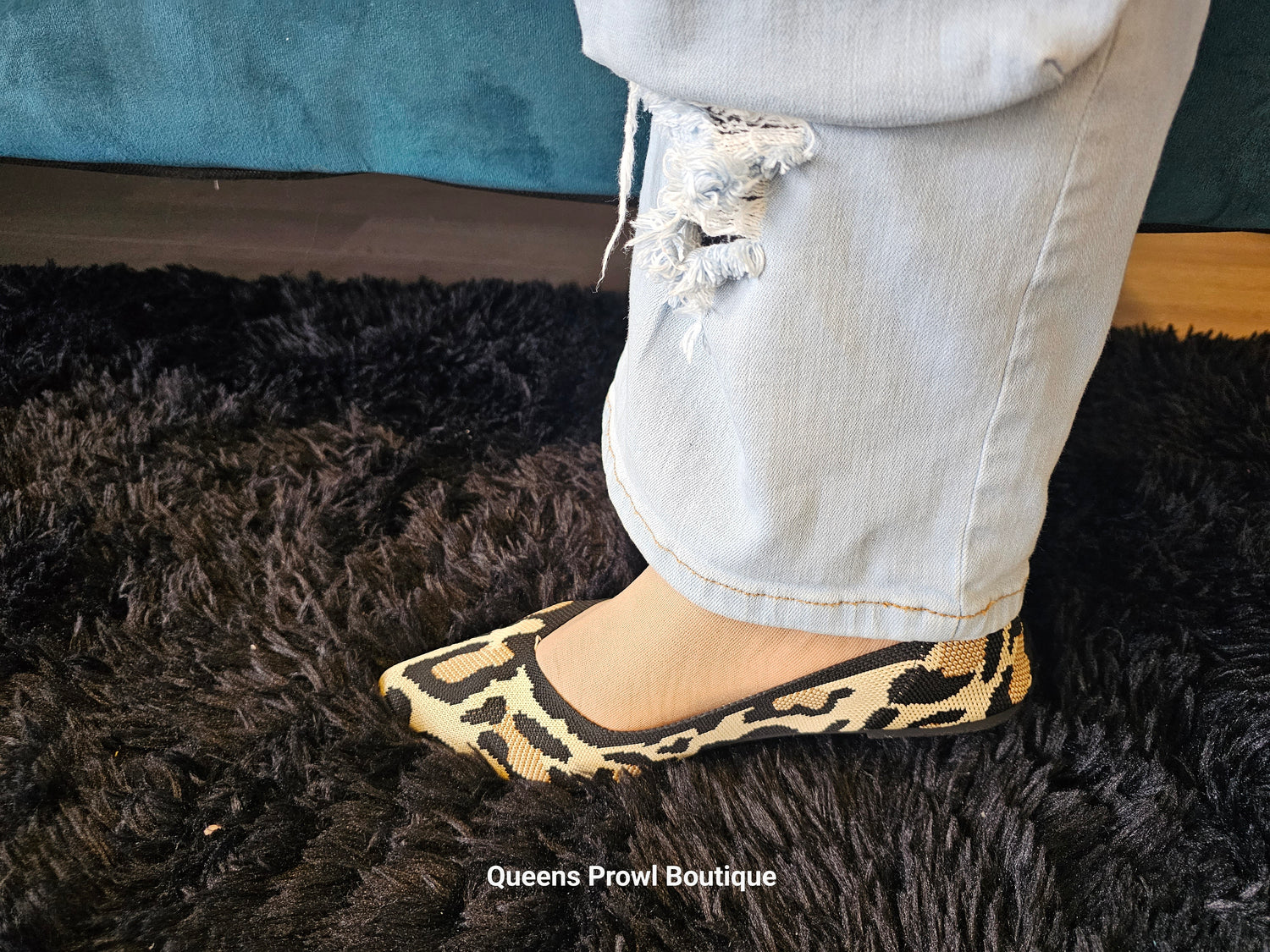 Ms. Kerri Leopard Print Flats