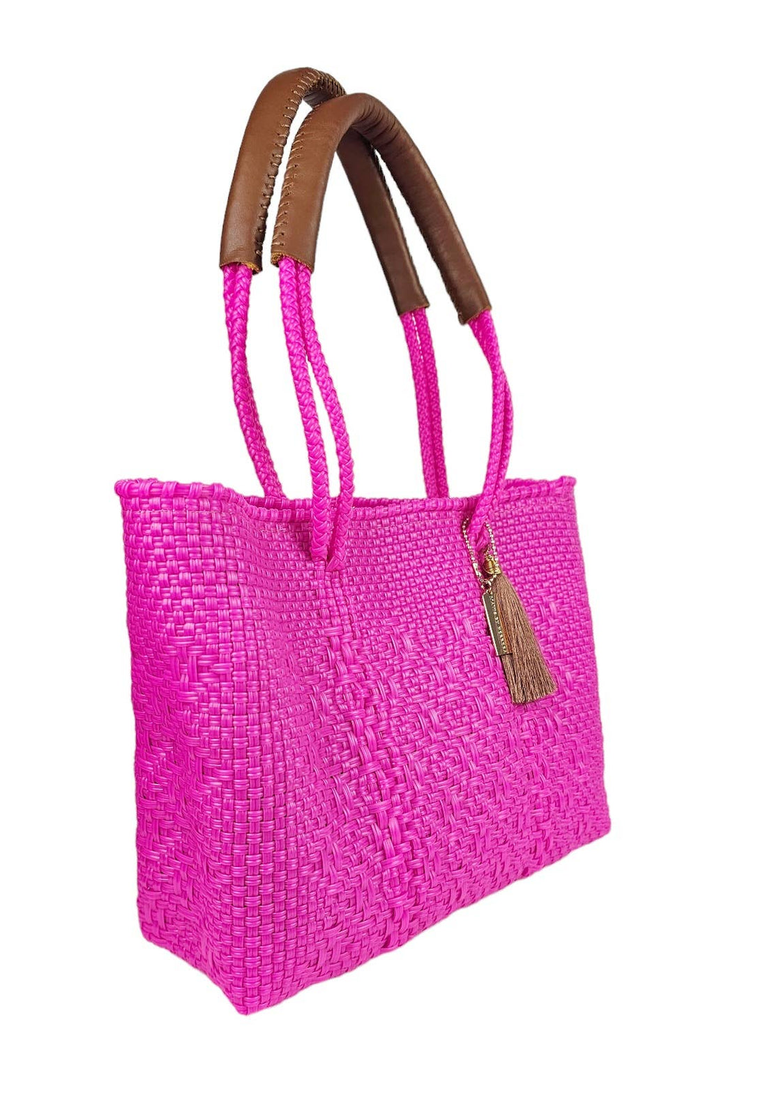 Mini Hannah Tote Bag- Magenta Pink