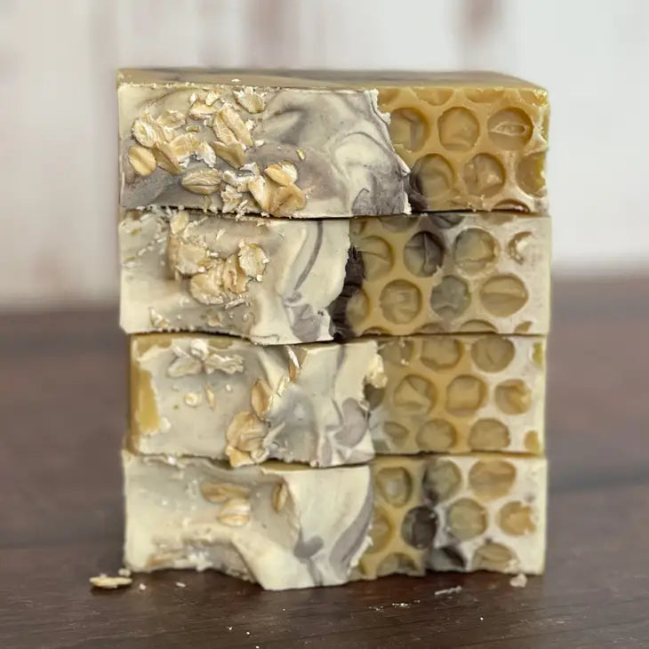 Oatmeal, Milk &amp; Honey with Colloidal Oats &amp; Coconut Milk (Vegan) Soap