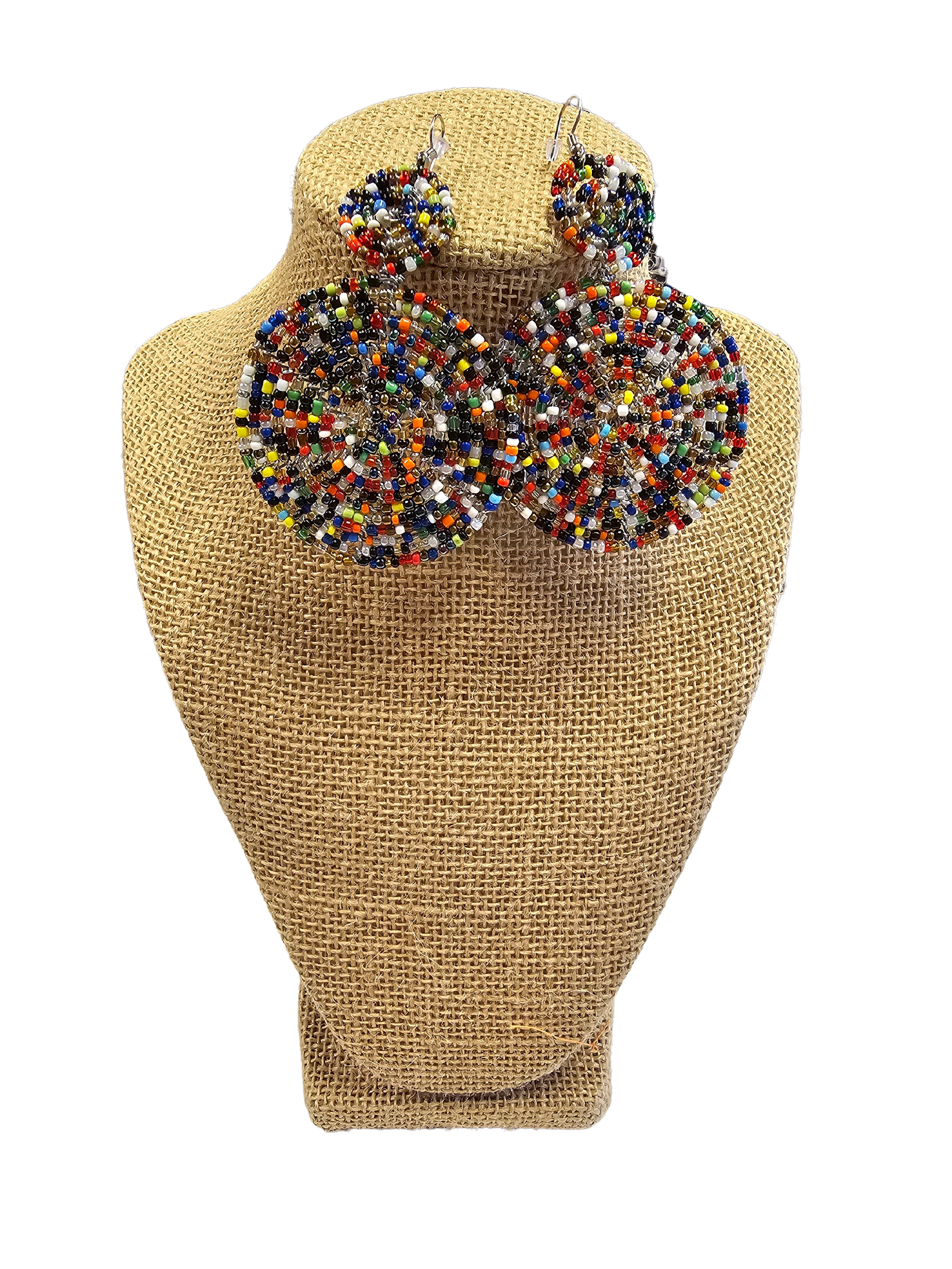 Circle Beaded Earrings