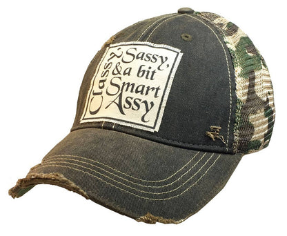 Classy Sassy &amp; A Bit Smart Assy Trucker Hat Baseball Cap