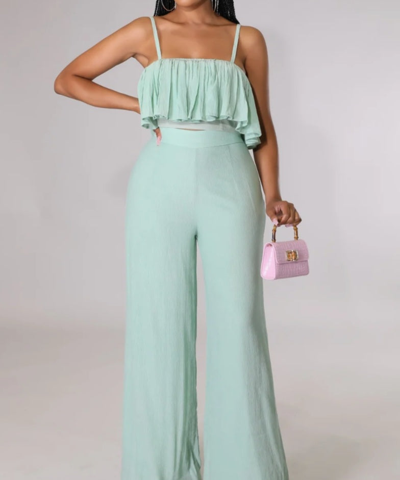 Sage 2 Piece Pant Set
