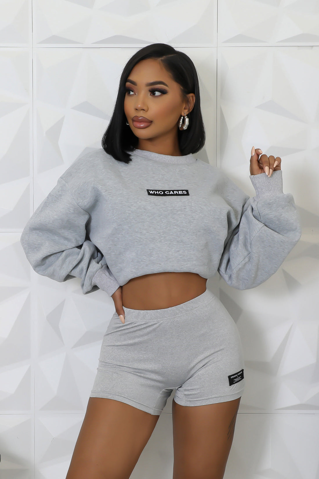 Grey Short Set