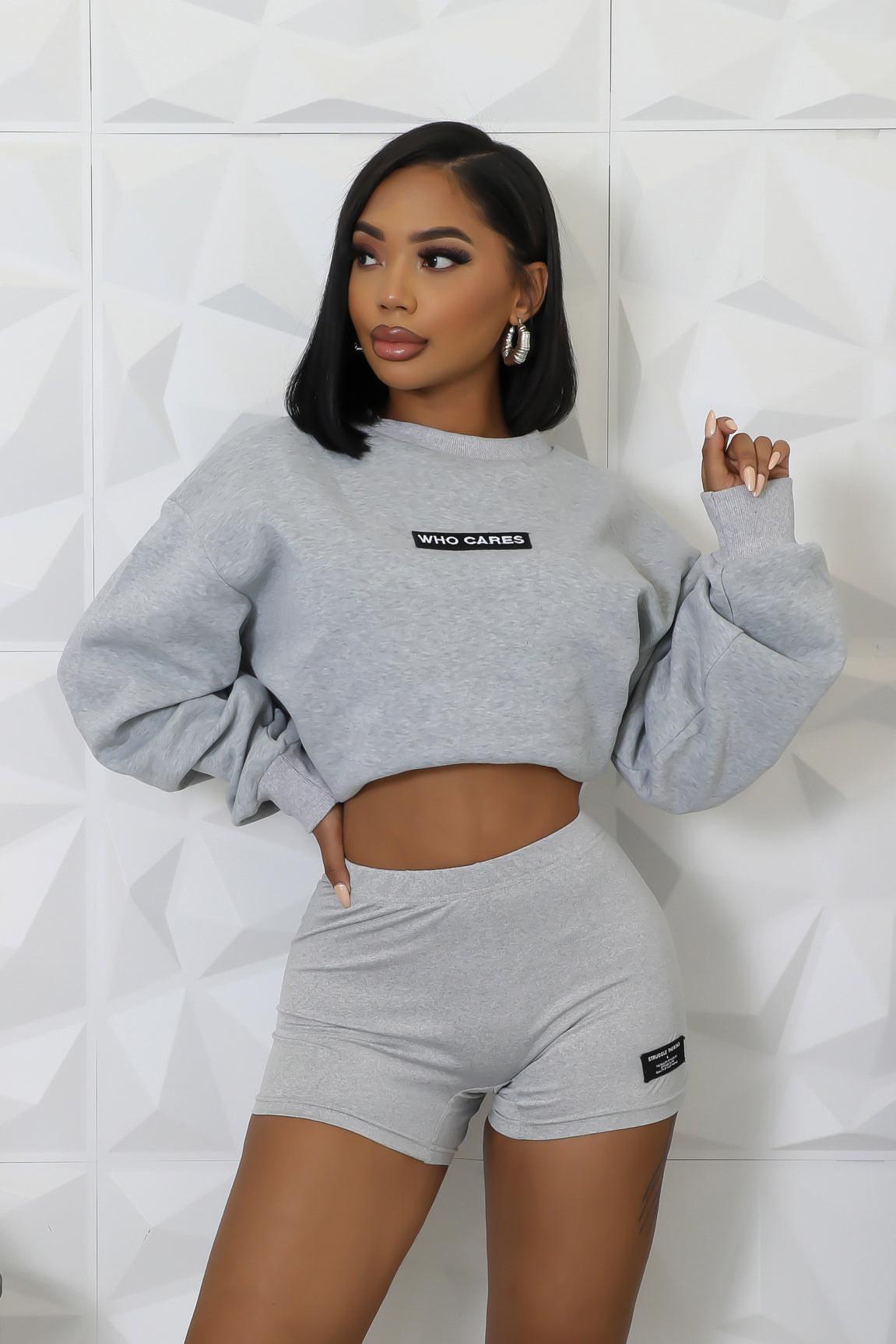 Grey Short Set