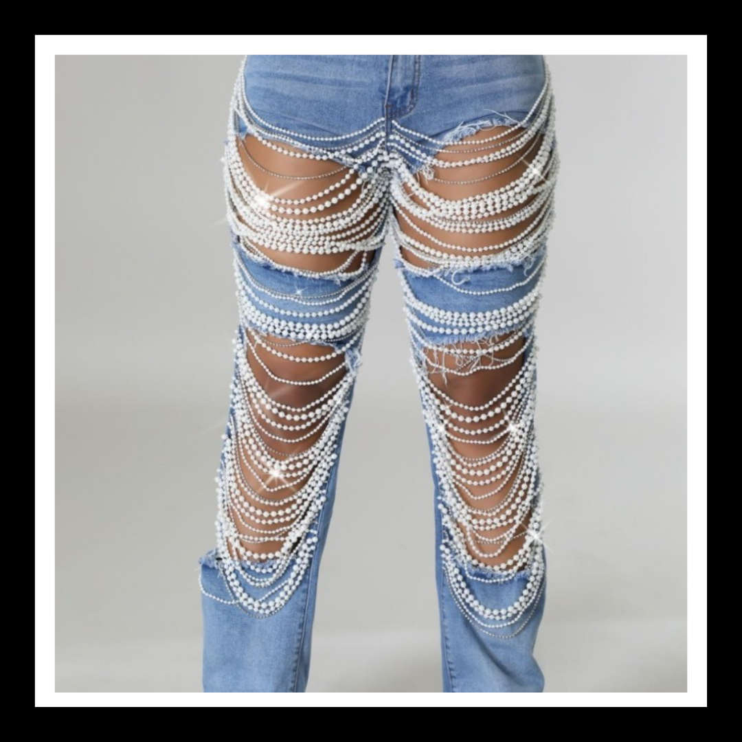 Diamonds and Pearls Jeans