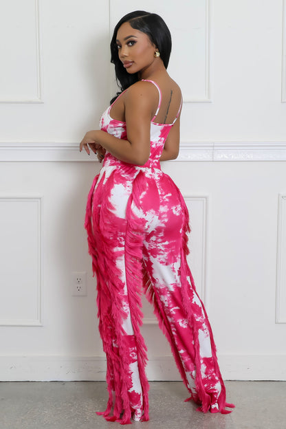 Fringe Pants Set